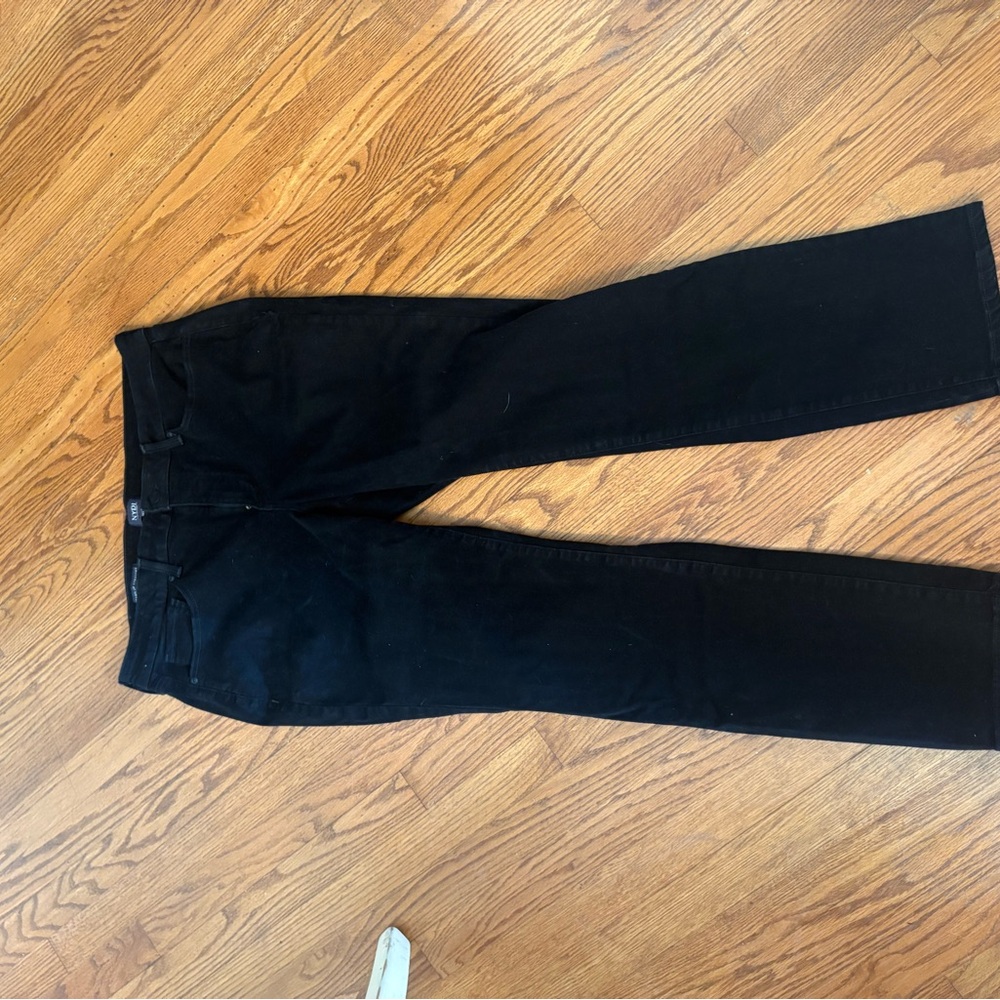 NYDJ Black Marilyn Straight Leg Women's Jeans with Lift Tuck Technology